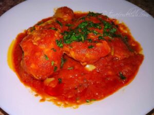 garlic chicken tomato sauce