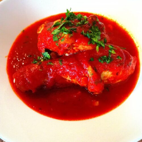 chicken in tomato sauce