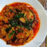 fried eggplant in tomato sauce