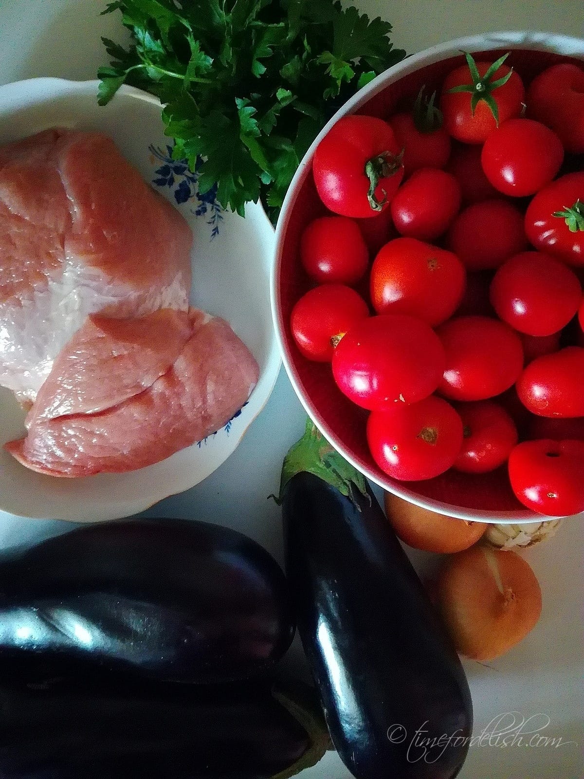 stewed eggplant recipe ingredients