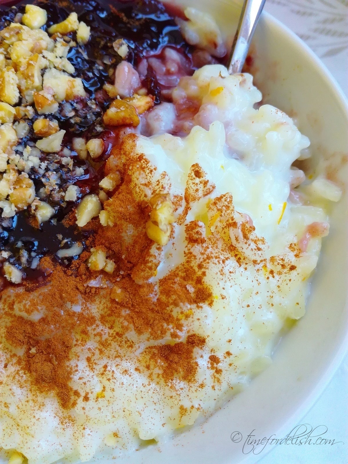 old fashion stove top rice pudding