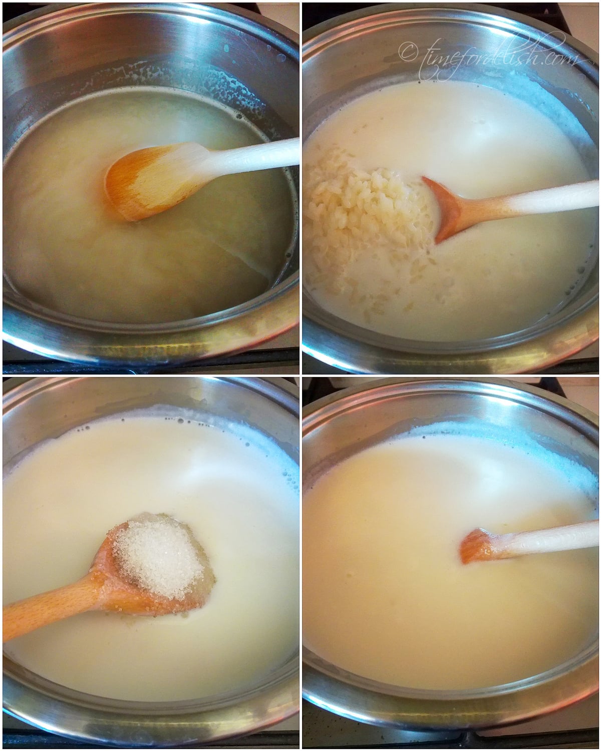how to make rice pudding on the stove