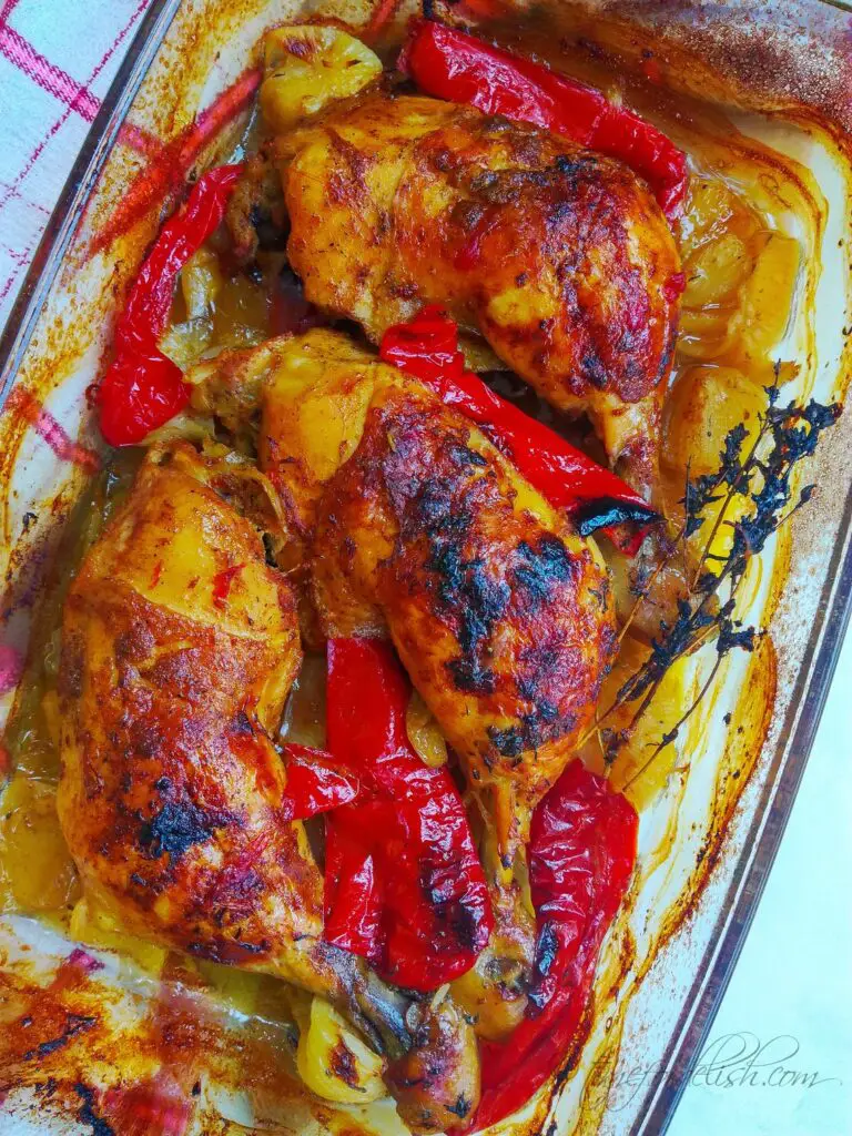 Oven Baked Chicken Legs / Quarters (Beer Marinated)