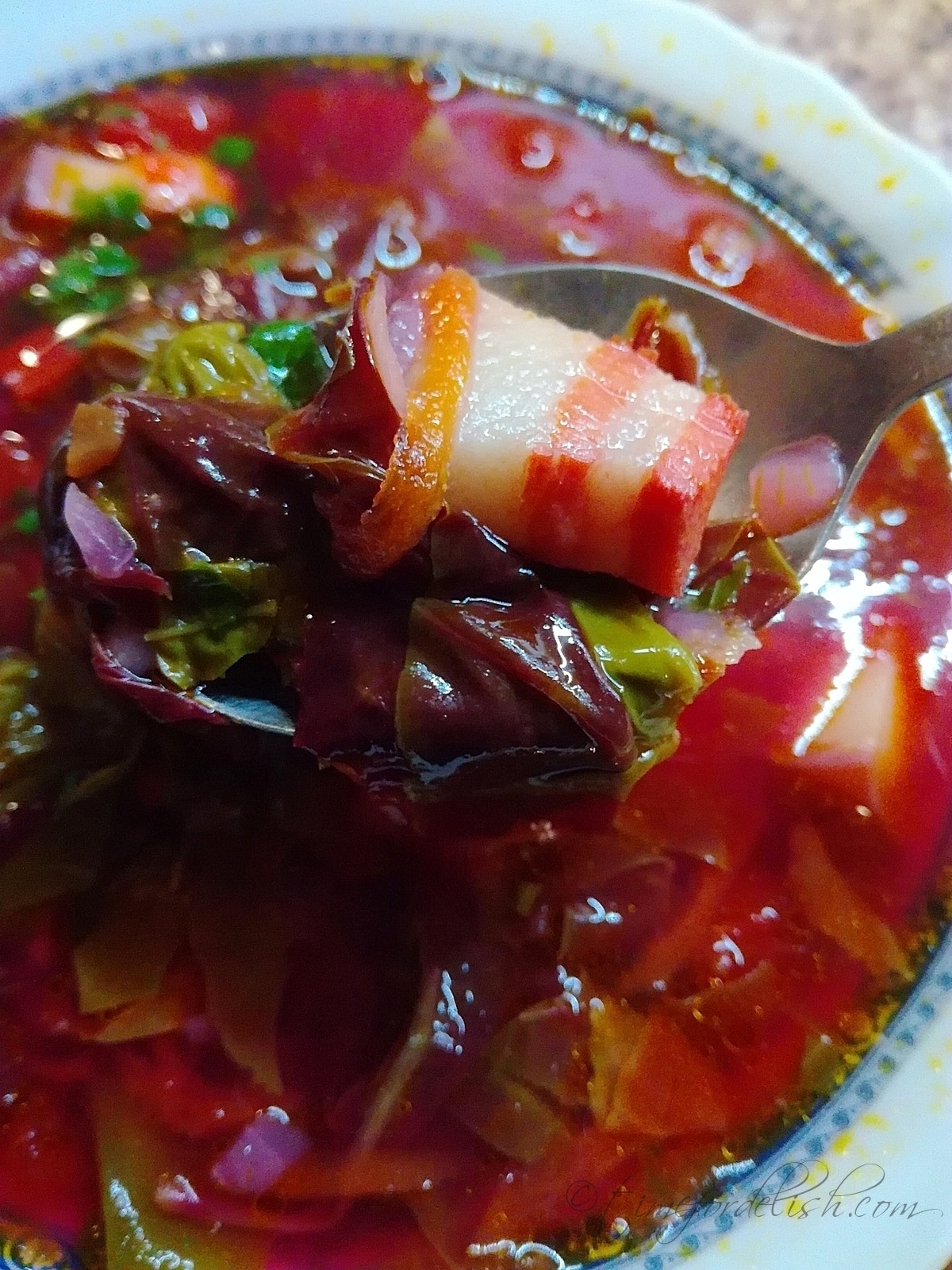 ciorba de loboda - red orach soup